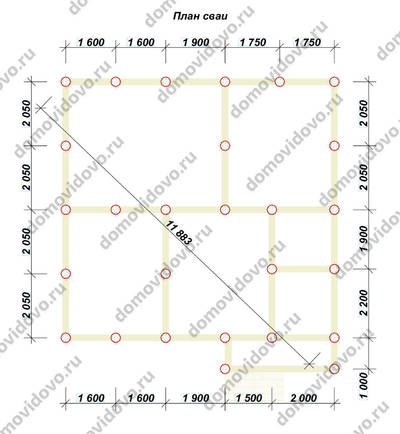 План первого этажа проекта 57