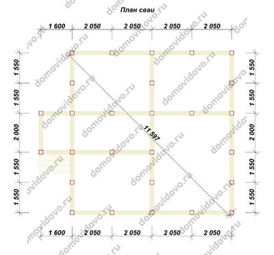 План первого этажа проекта 58