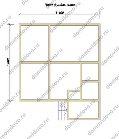 План первого этажа проекта 59