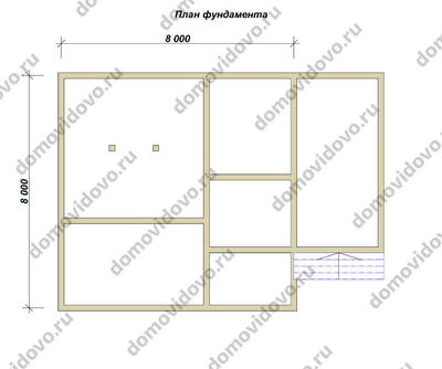 План первого этажа проекта 60