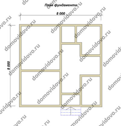 План первого этажа проекта 63