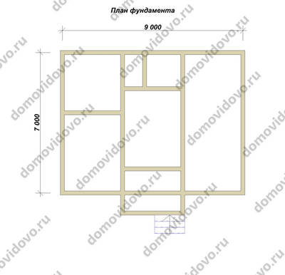 План первого этажа проекта 66