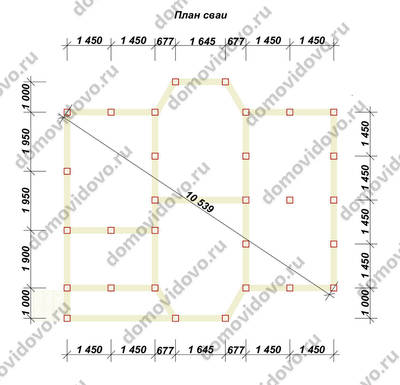 План первого этажа проекта 67