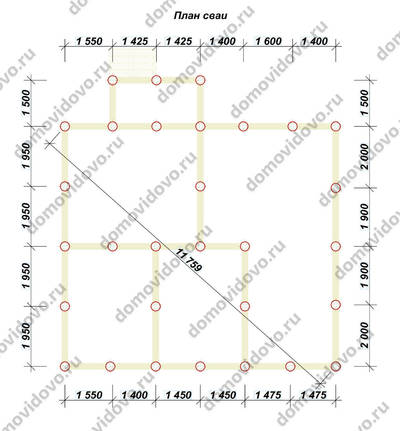 План первого этажа проекта 69