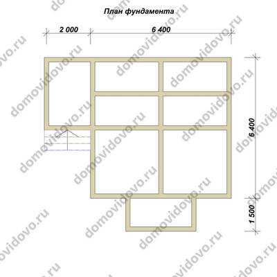 План первого этажа проекта 7