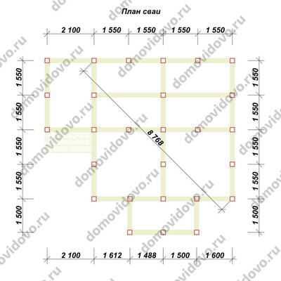 План первого этажа проекта 7
