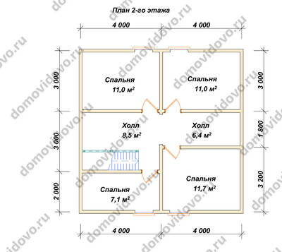 План первого этажа проекта 72