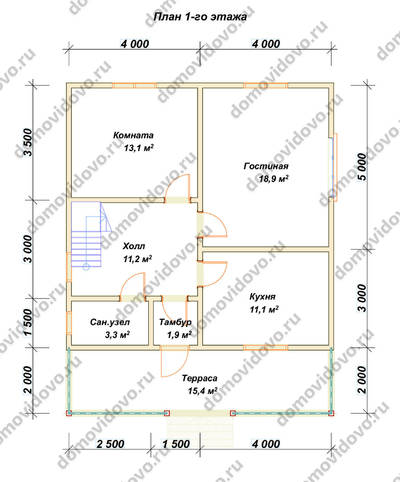 План первого этажа проекта 73