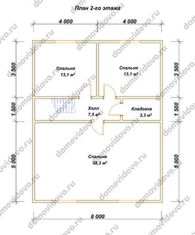 План первого этажа проекта 73
