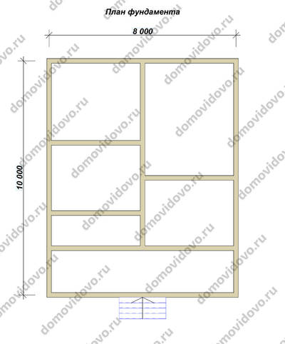 План первого этажа проекта 73