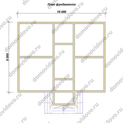 План первого этажа проекта 74