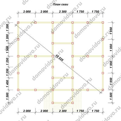 План первого этажа проекта 74