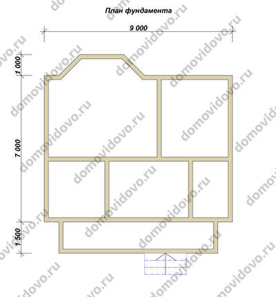 План первого этажа проекта 75