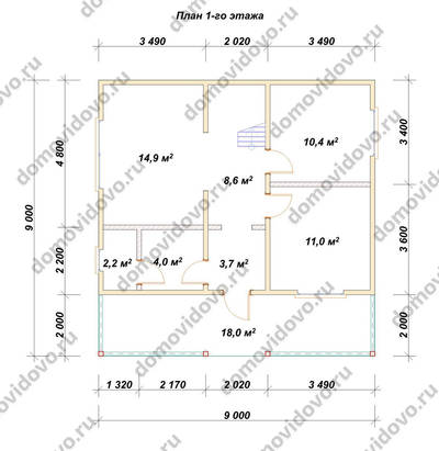 План первого этажа проекта 76