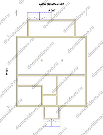 План первого этажа проекта 77
