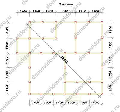 План первого этажа проекта 78