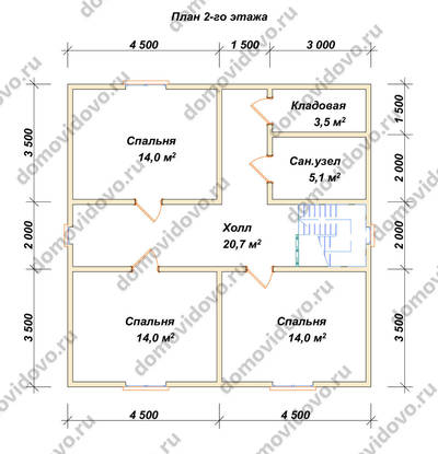 План первого этажа проекта 79