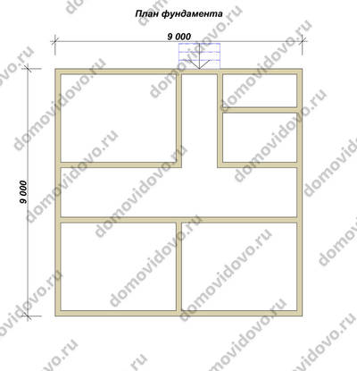 План первого этажа проекта 79