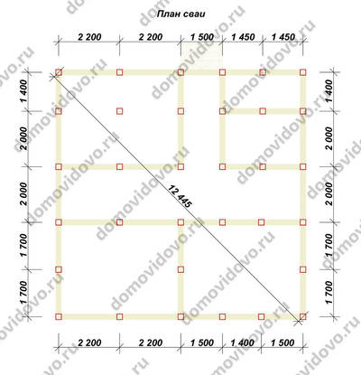 План первого этажа проекта 79