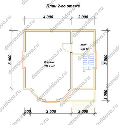 План первого этажа проекта 8