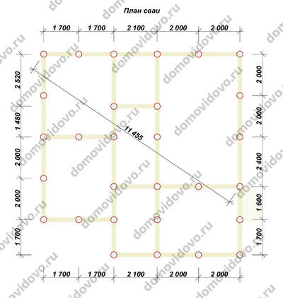План первого этажа проекта 80