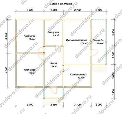 План первого этажа проекта 82