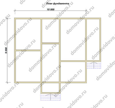 План первого этажа проекта 82