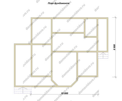 План первого этажа проекта 84