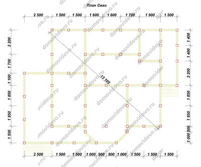 План первого этажа проекта 84