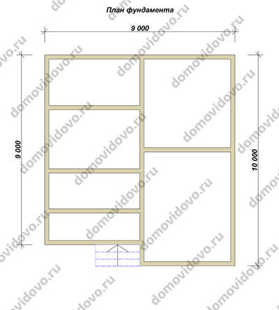 План первого этажа проекта 85