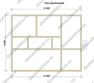 План первого этажа проекта 87