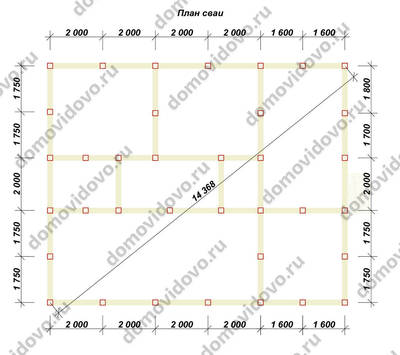 План первого этажа проекта 87