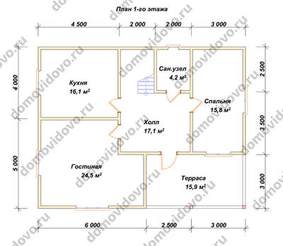 План первого этажа проекта 88