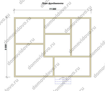 План первого этажа проекта 88