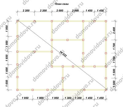 План первого этажа проекта 88