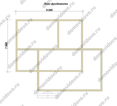 План первого этажа проекта 89