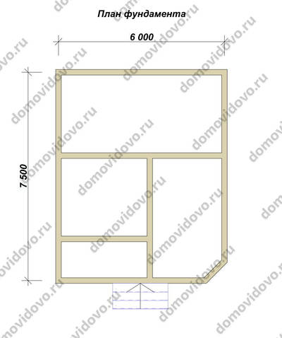 План первого этажа проекта 9