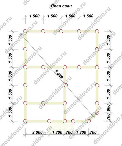 План первого этажа проекта 9