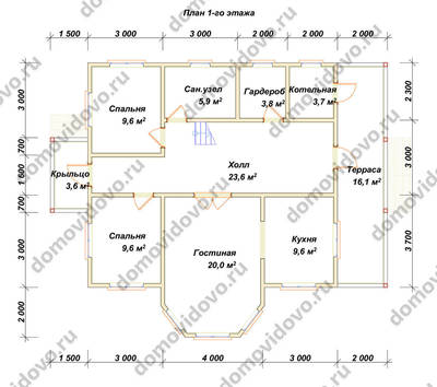 План первого этажа проекта 92