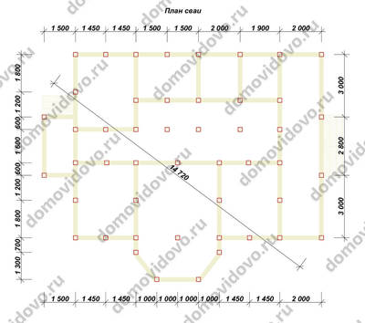 План первого этажа проекта 92