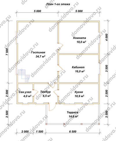 План первого этажа проекта 94