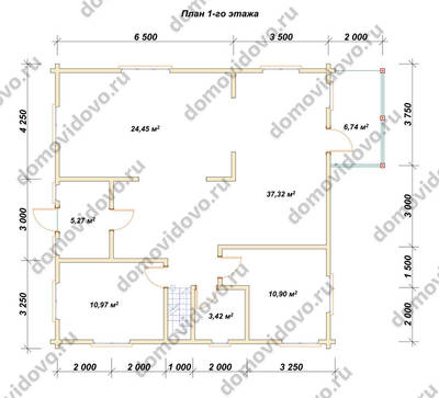 План первого этажа проекта 95