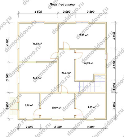 План первого этажа проекта 97