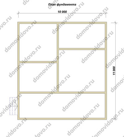 План первого этажа проекта 97