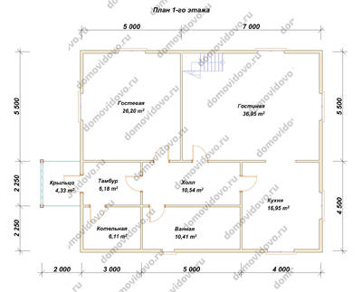 План первого этажа проекта 98