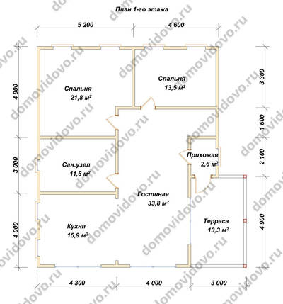 План первого этажа проекта 99