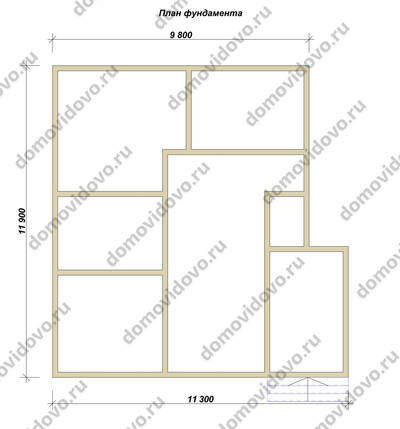 План первого этажа проекта 99